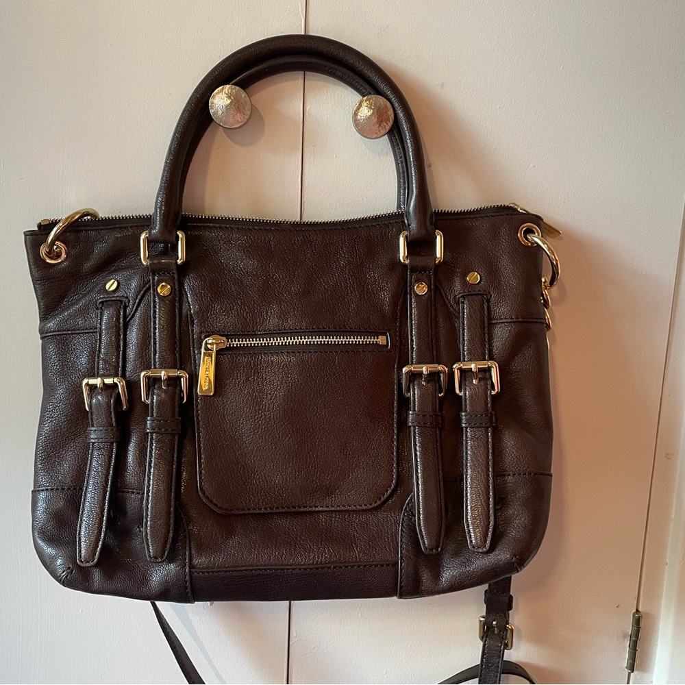 Michael Kors Dark Brown Crossbody Bag